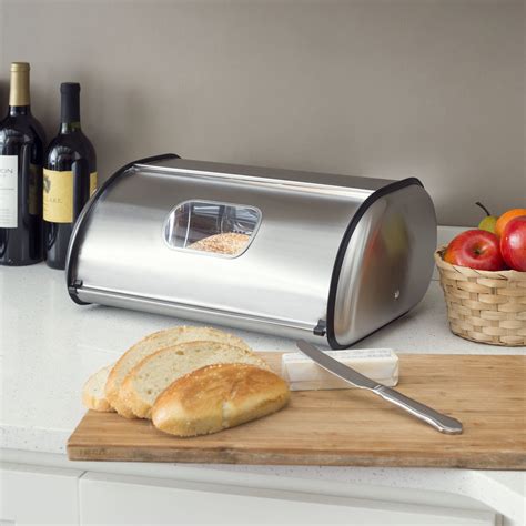 http www.gearxs.com home-basicsr-stainless-steel-retro-style-bread-box|10 inch bread box.